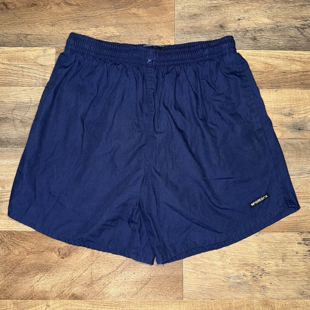 Vtg McGregor Mens Short Shorts Size M Navy Blue